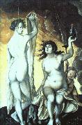 Hans Baldung Grien Sacred and Profane Love oil painting